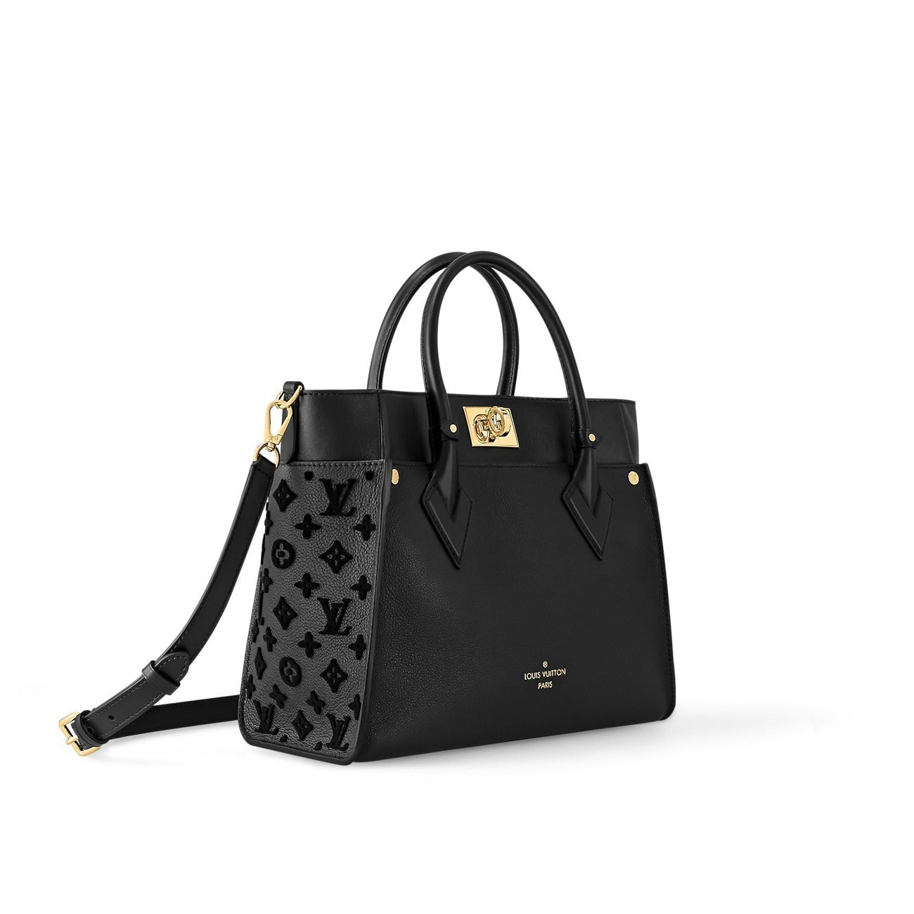 新色*LV*On My Side ブラックモノグラム ハンドバッグ M53826