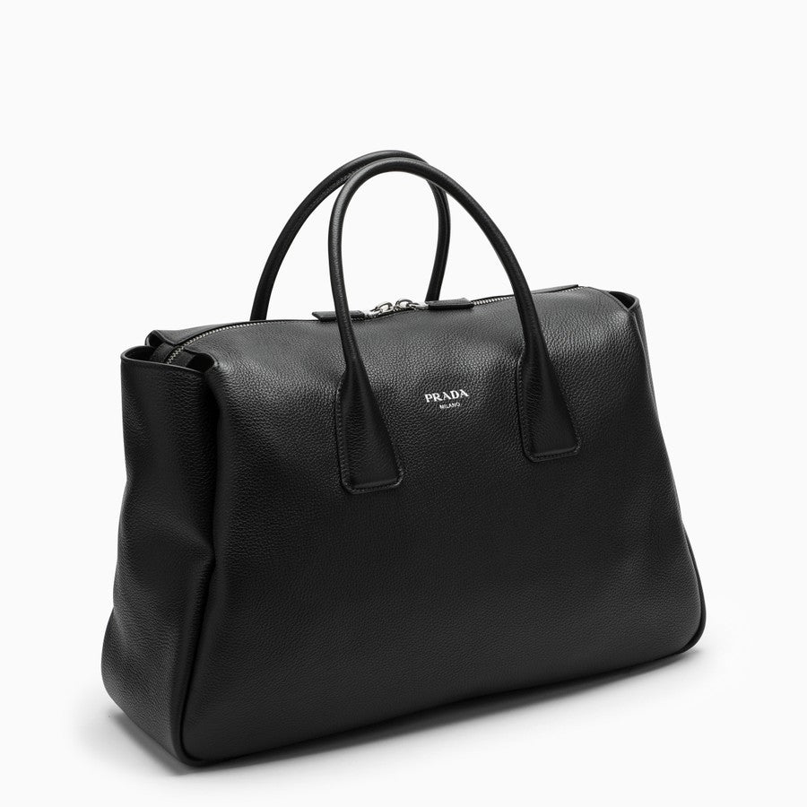 PRADA ブラックレザー ブリーフケース