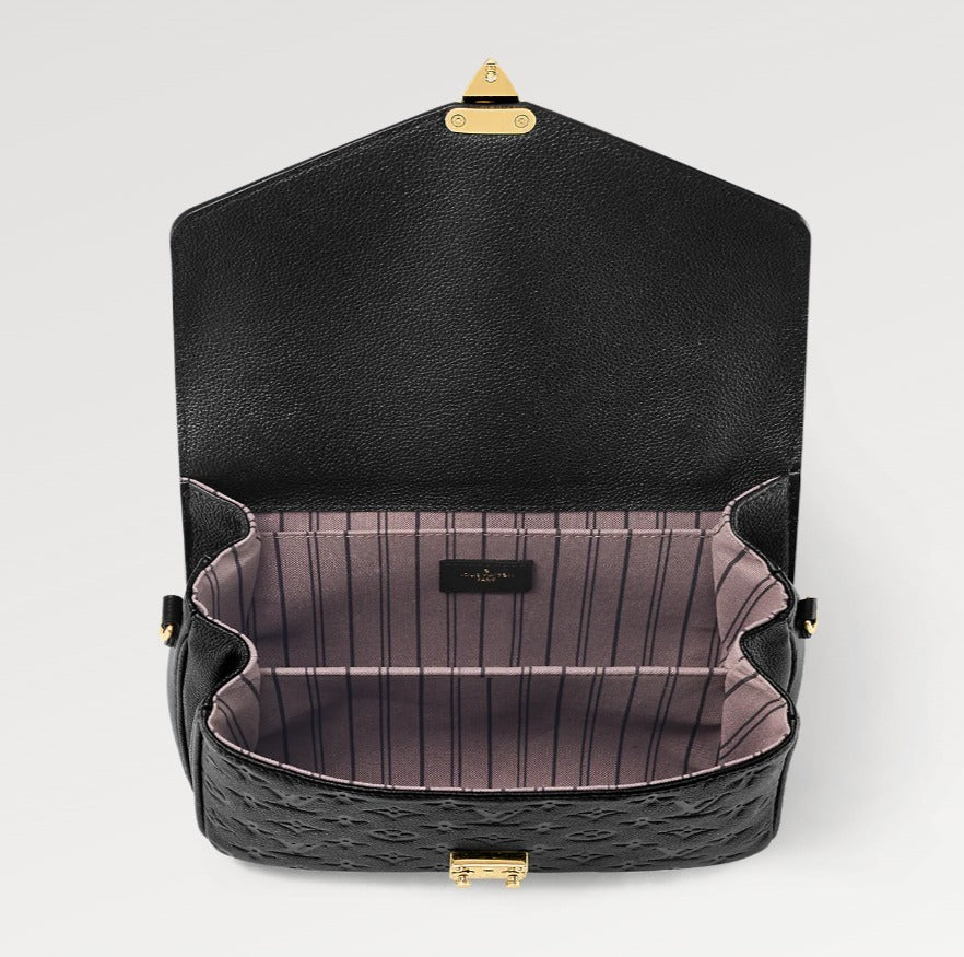 Louis Vuitton バッグ《Metis》ブラック レザー モノグラム 直営  M41487
