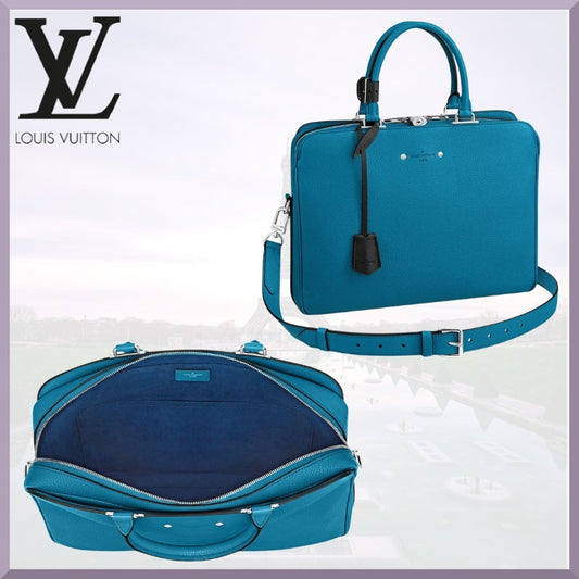 【LOUIS VUITTON】メンズアルマン ブリーフケース MM LVU7735SBLUZZZZZ00