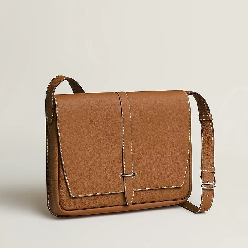 【スリムで使いやすい♪】HERMES★ カーフ革 ショルダー バッグ H074774CK89  H074774CK37