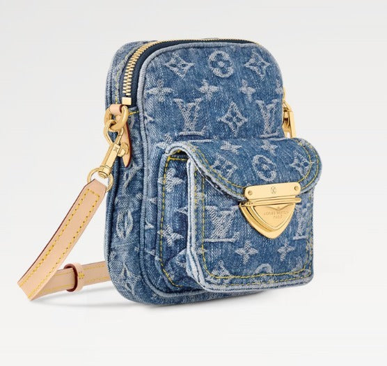 【デニム素材がお洒落♪】LV ポシェット・フェアファックス  M82948