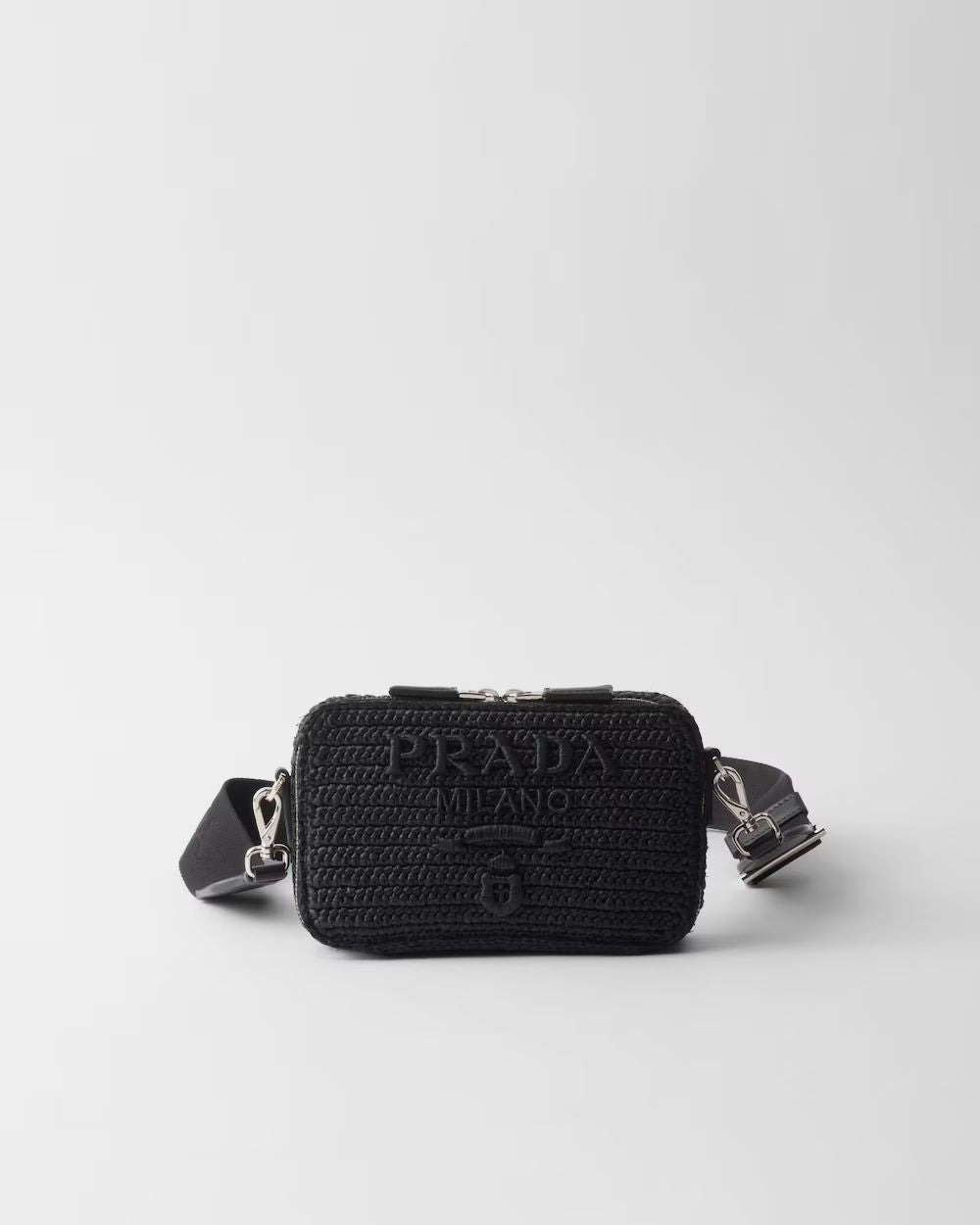 人気【PRADA】ファブリック クロシェ バッグ