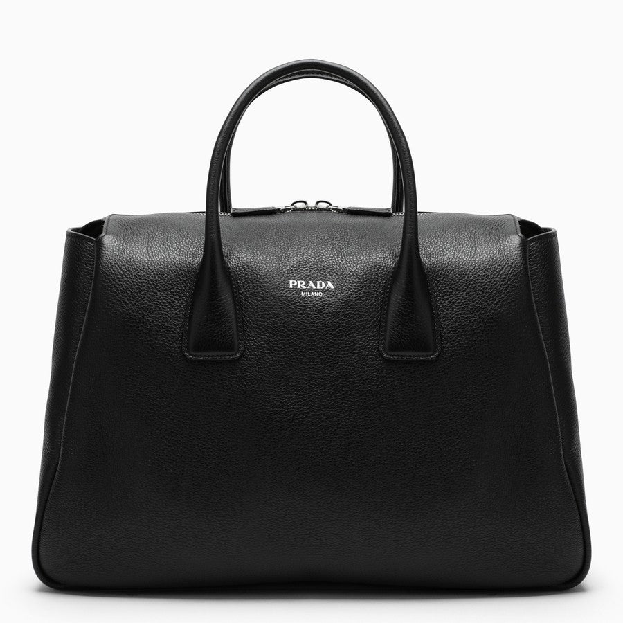 PRADA ブラックレザー ブリーフケース