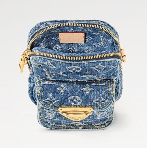 【デニム素材がお洒落♪】LV ポシェット・フェアファックス  M82948