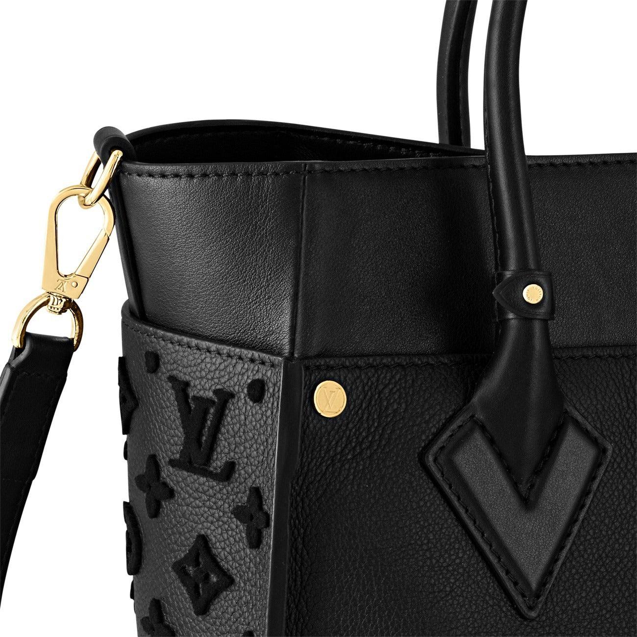新色*LV*On My Side ブラックモノグラム ハンドバッグ M53826
