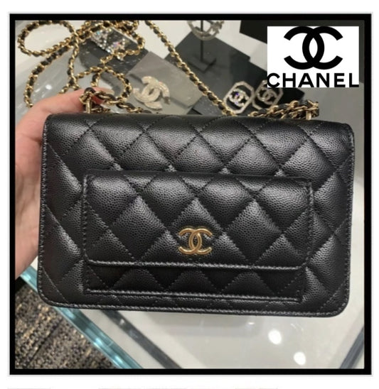 【2way/ポケット付き♪】CHANEL チェーンウォレット ミニバック