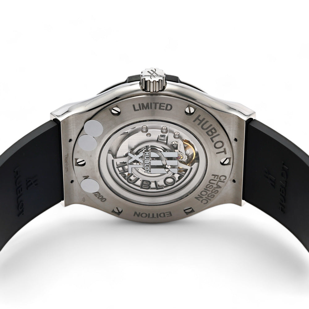 ウブロ HUBLOT クラシックフュージョン 40TH アニバーサリー チタニウム 世界限定200本