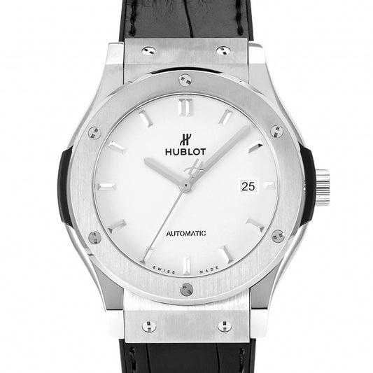 ウブロ HUBLOT クラシックフュージョン チタニウム オパリン